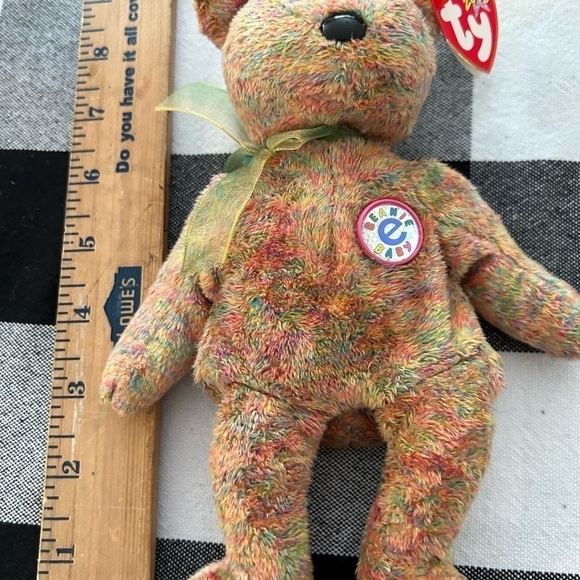 TY beanie baby, 2000 speckle the bear - Picture 7 of 13